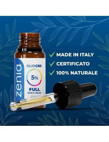 Olio CBD 5% secondaria Olio CBD 5% secondaria