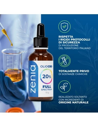 Olio CBD 20% secondaria Olio CBD 20% secondaria