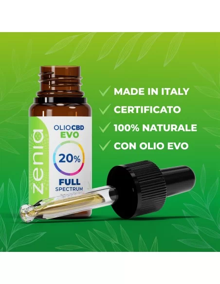 Olio CBD 20% secondaria Olio CBD 20% secondaria