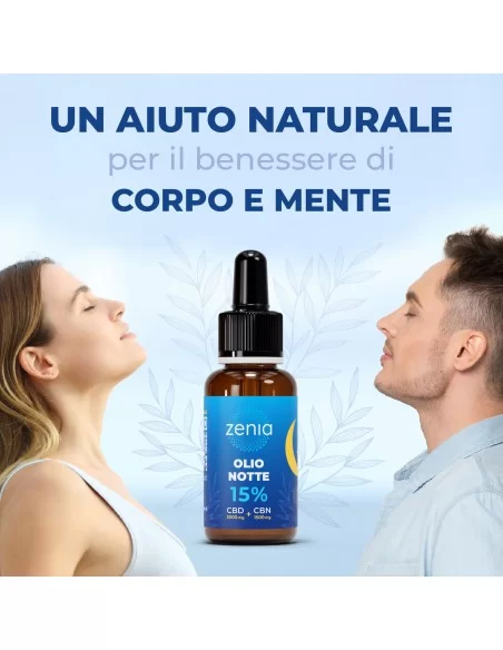 Olio notte CBN+CBD 15% Olio notte CBN+CBD 15%