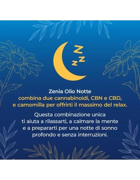 Olio notte CBN+CBD 15% Olio notte CBN+CBD 15%