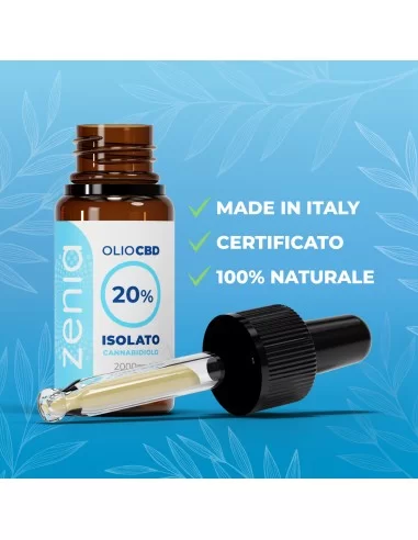 Olio CBD isolato 20% Olio CBD isolato 20%