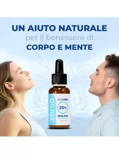 Olio CBD isolato 20% Olio CBD isolato 20%