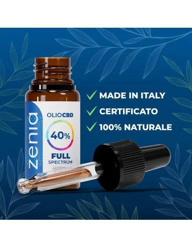 Olio CBD 40% secondaria Olio CBD 40% secondaria