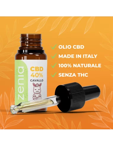 Olio CBD cavallo 40% secondaria Olio CBD cavallo 40% secondaria