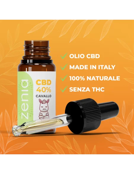 Olio CBD cavallo 40% secondaria Olio CBD cavallo 40% secondaria