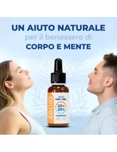 Olio CBG 20% + CBD 20% sec Olio CBG 20% + CBD 20% sec