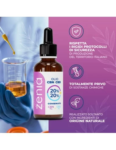 Olio CBN 20% + 20% sec Olio CBN 20% + 20% sec