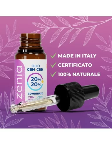 Olio CBN 20% + 20% sec Olio CBN 20% + 20% sec