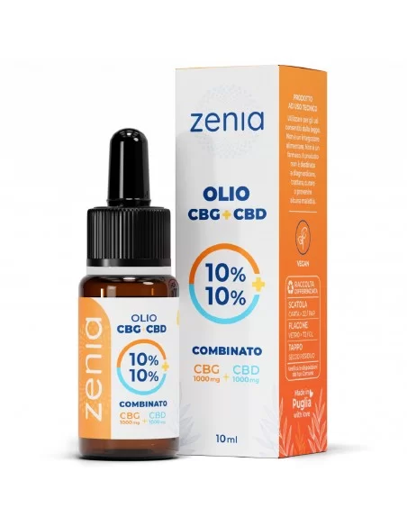 Olio CBG 10% + CBD 10% 10 ml Olio CBG 10% + CBD 10% 10 ml