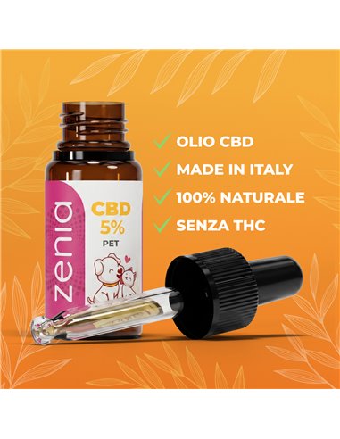 Olio CBD 5% Pet Olio CBD 5% Pet