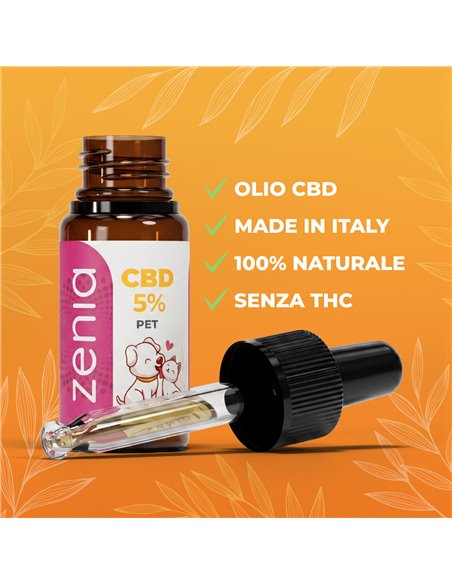 Olio CBD 5% Pet Olio CBD 5% Pet
