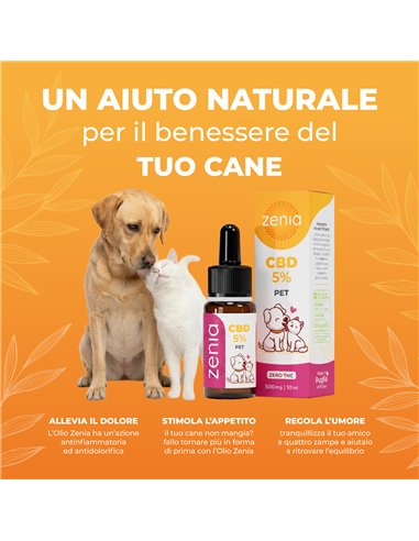 Olio CBD 5% Pet Olio CBD 5% Pet